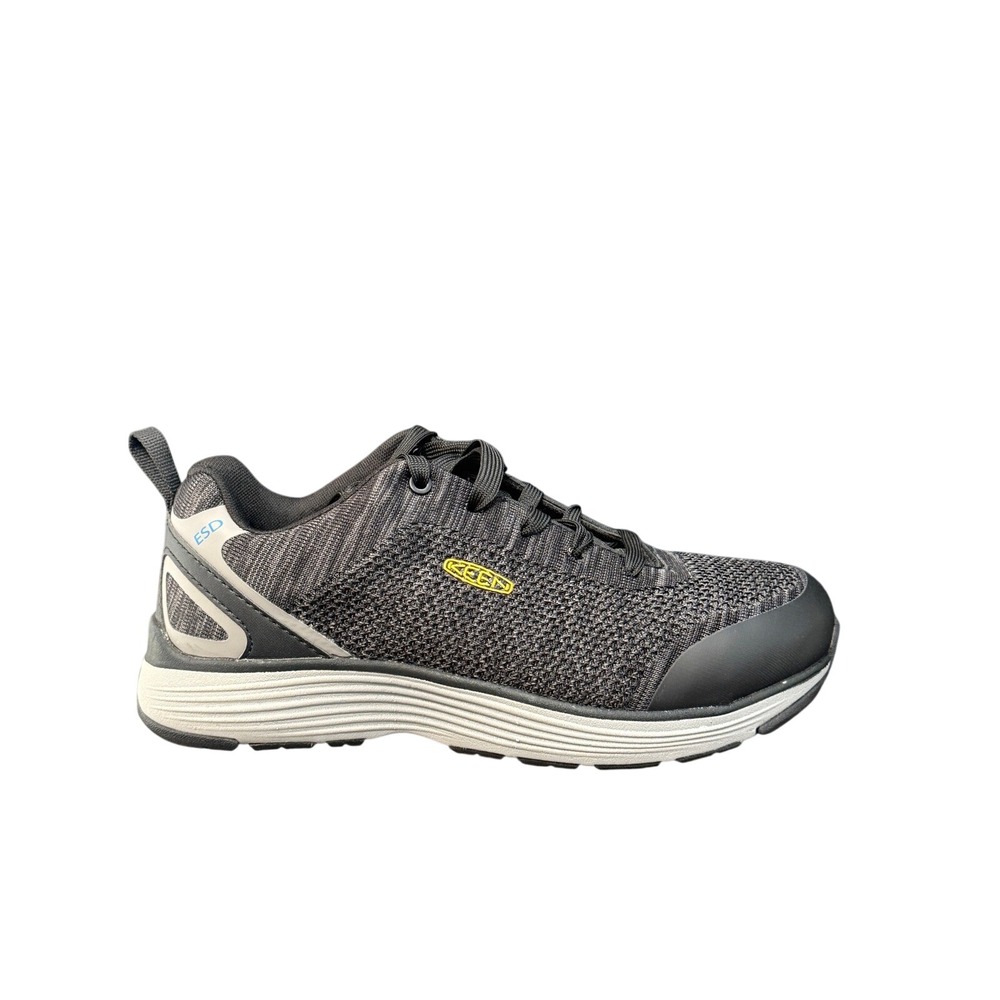 Keen New Womens Work Shoe Hard Aluminum Toe Safety Sparta Slip Resist Black 11